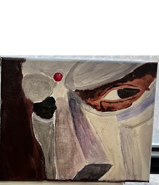 Painting: DOOM-inspired scene